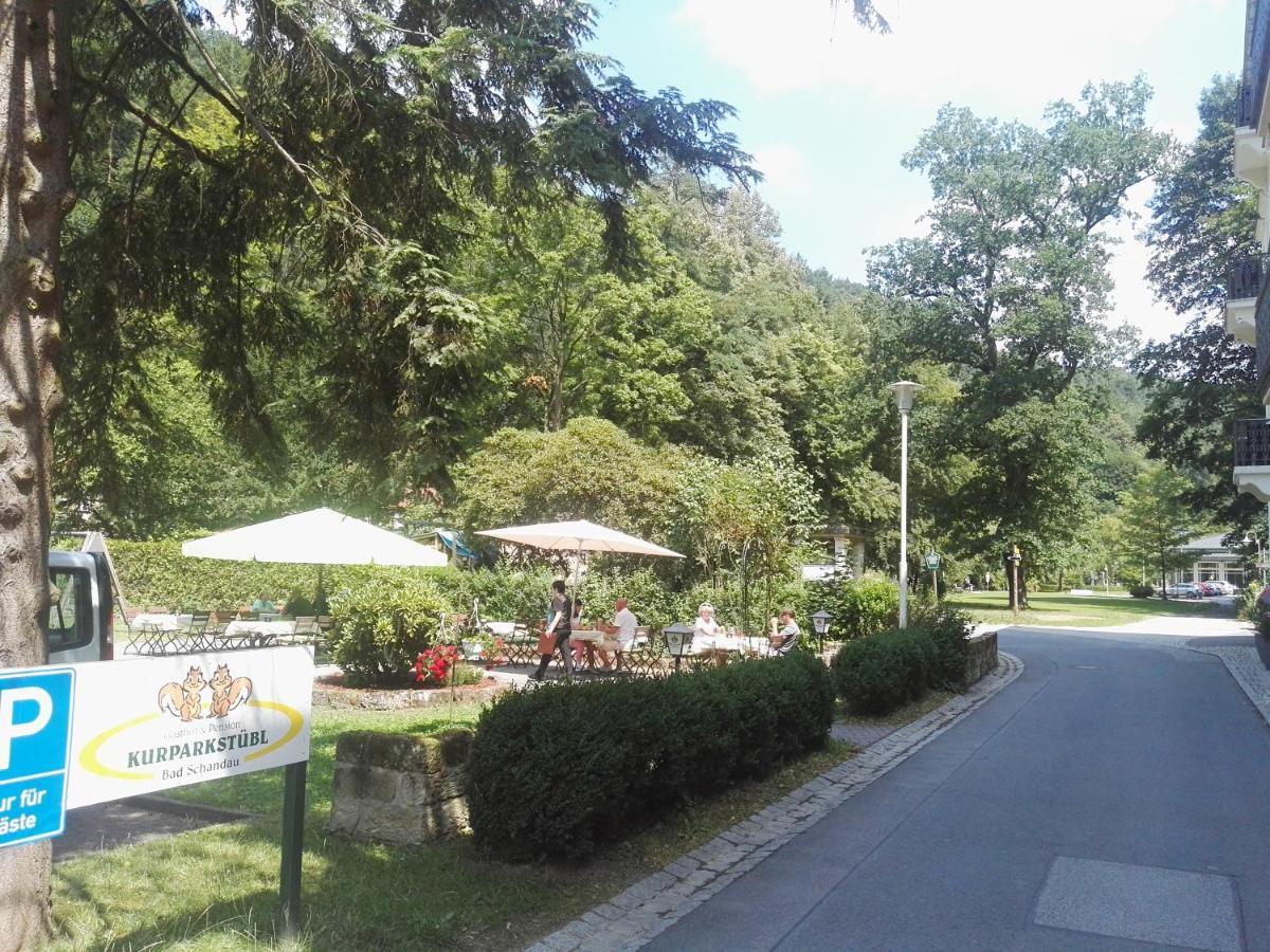 Kurparkstuebl Bad Schandau Hotel Exterior photo