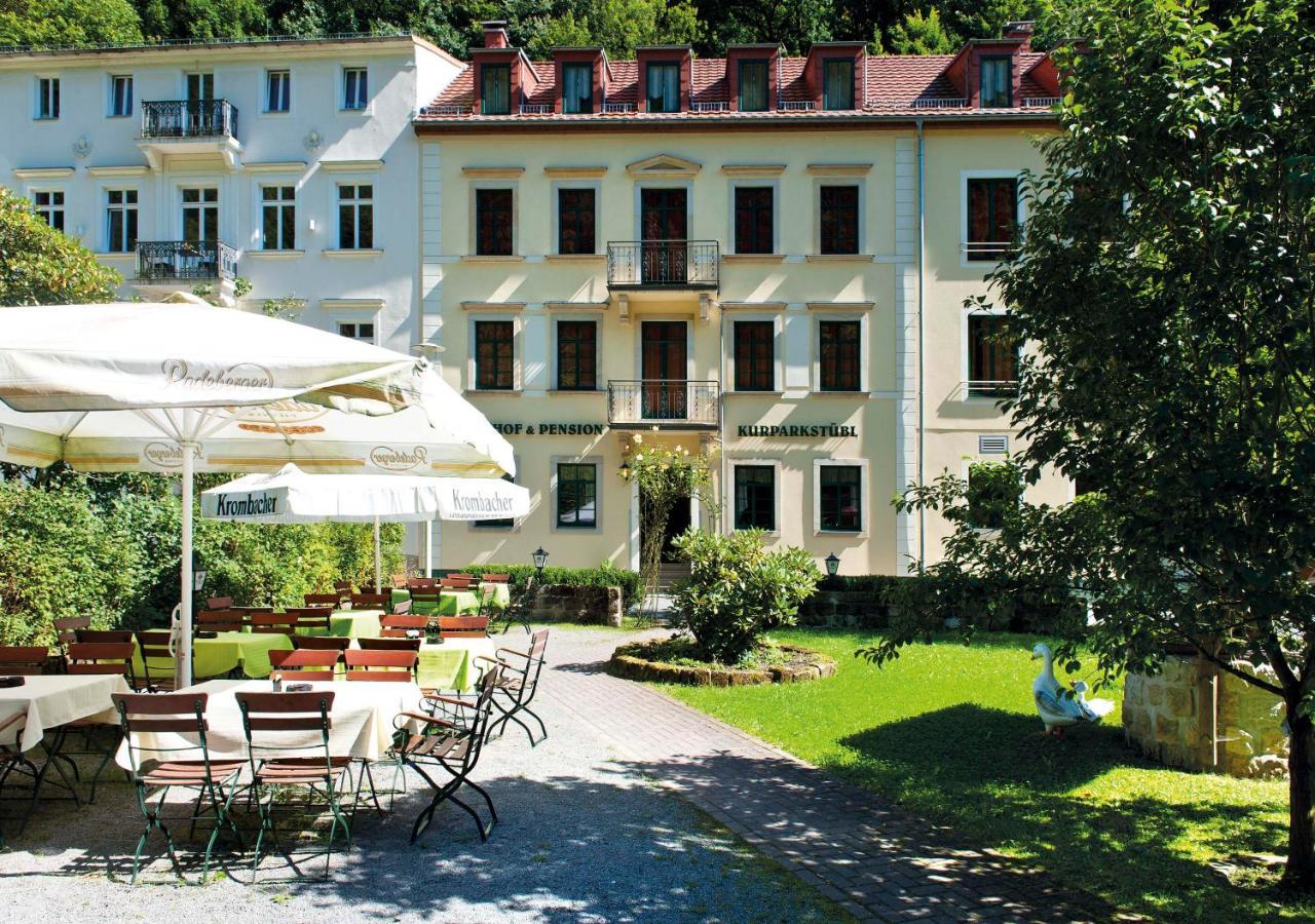 Kurparkstuebl Bad Schandau Hotel Exterior photo