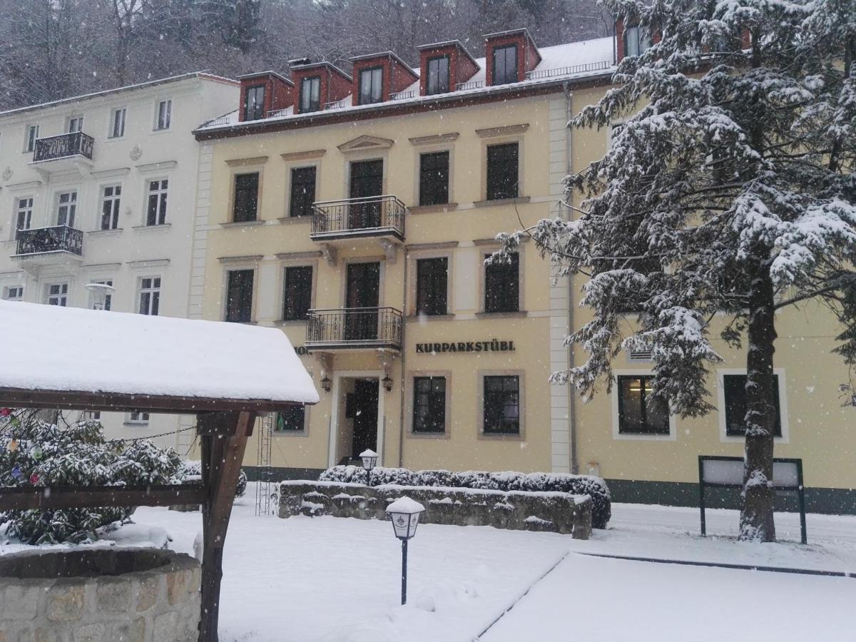 Kurparkstuebl Bad Schandau Hotel Exterior photo